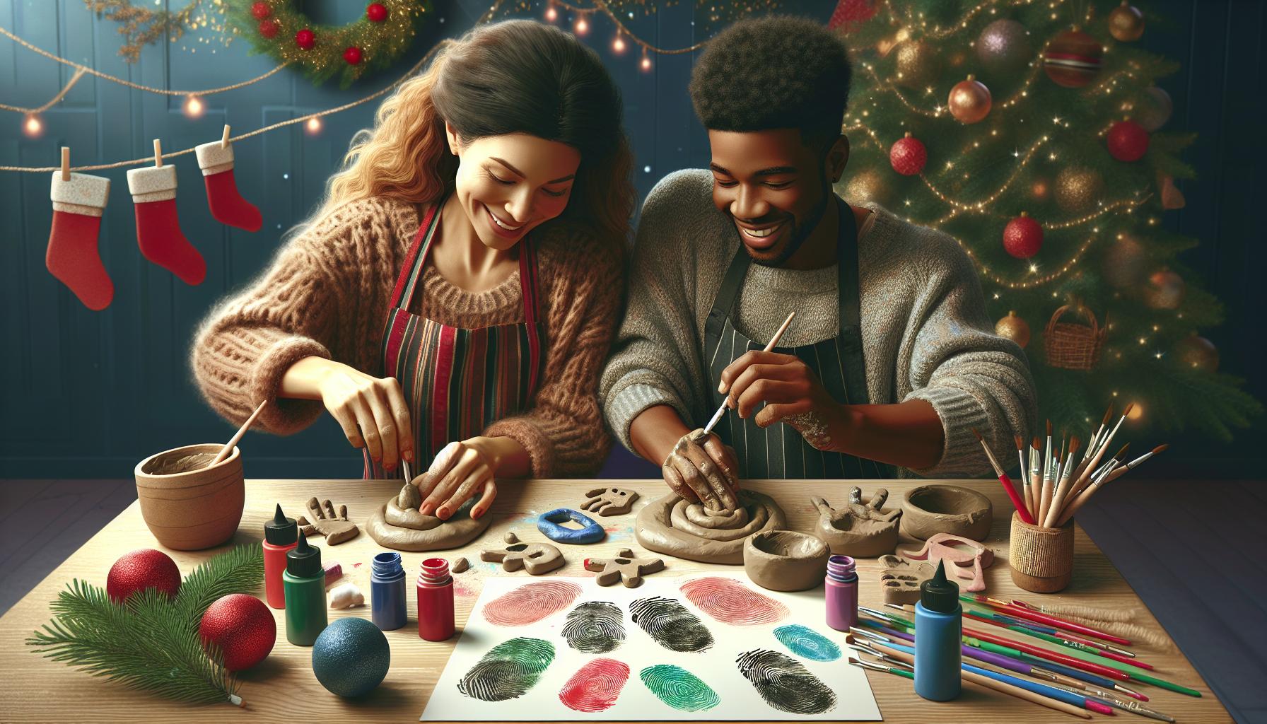 Fingerprint Ornaments DIY Magic for Festive Memories